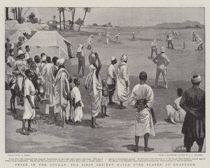 Paix au Soudan, le premier match de cricket jamais joué à Khartoum - Henry Marriott Paget